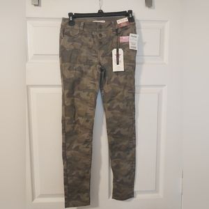 Little Girl Army Fatigue Skinny Leg Jeans Brand New Never Worn Size 12